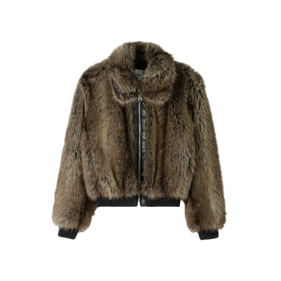 Amelia™ | Korte Jas Met Bont