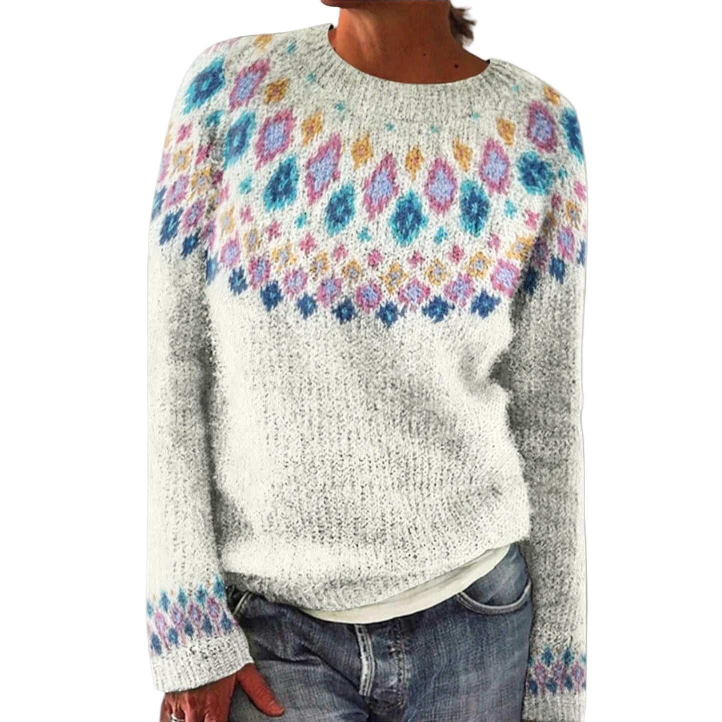 Devyn™ | Casual Comforttrui Met Retrolook