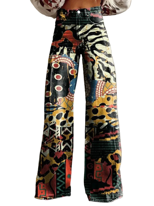 Linn™ | Eclectic Art Wijde Broek