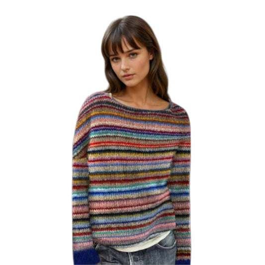 Manonin™ | Zachte Casual Gestreepte Trui