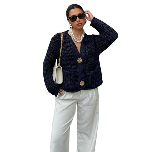 Moretta™ | Korte Chunky Knit Cardigan
