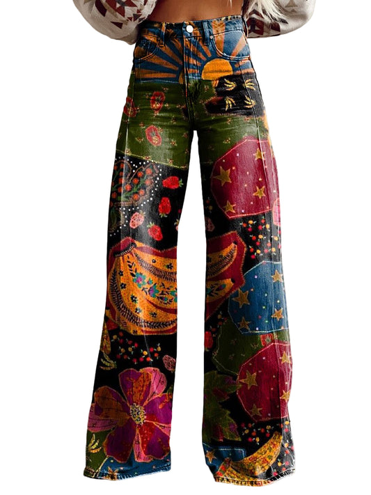 Therese™ | Boho Vintage Broek