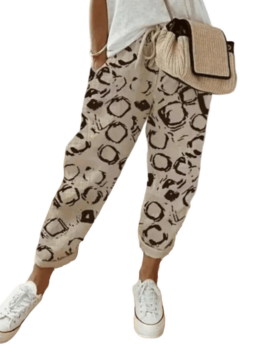 Linnea™  | Elegante Broek van Katoen en Linnen