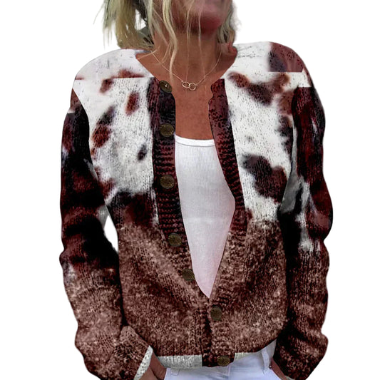 Amélie™ | Chique Gebreide Gilet met Patroon