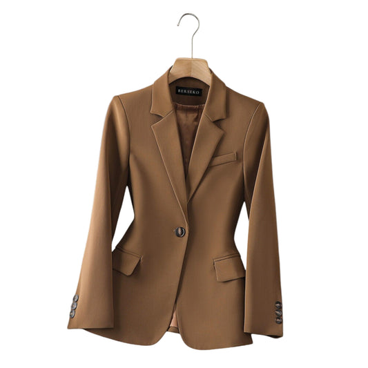 Wandara™ | Blazer Met Eenknops-Sluiting