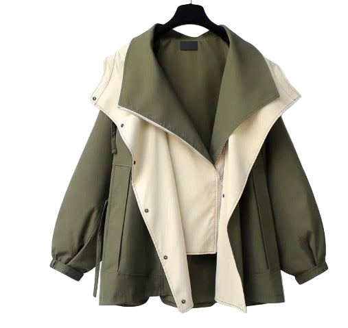 Freja™ | Half-Length Windbreaker Met Tailleaccent