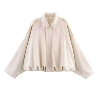 Sienna™ | Suède Look Bomberjack – Elegantie met een Moderne Twist