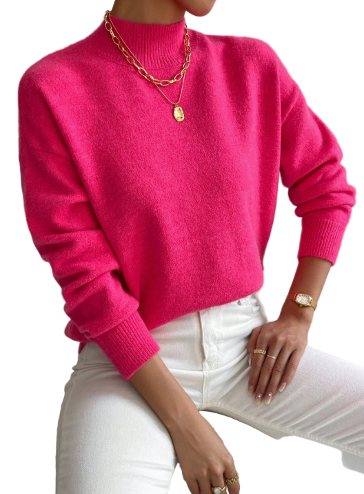 Arielle™ | Hoogsluitende Gebreide Trui