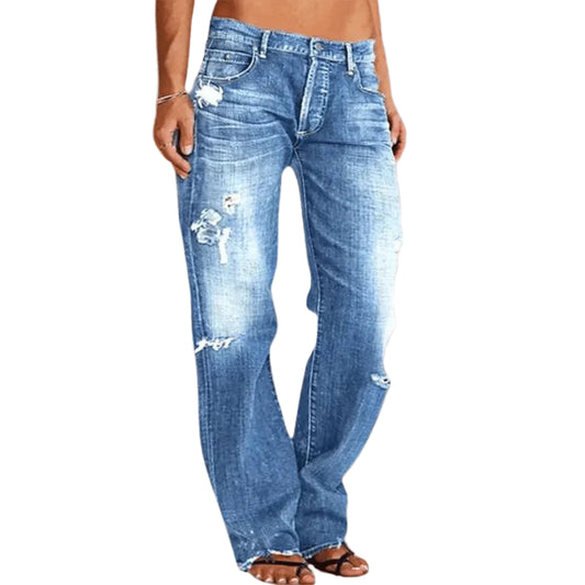 Stina™ | Wijde Pijpen Jeans